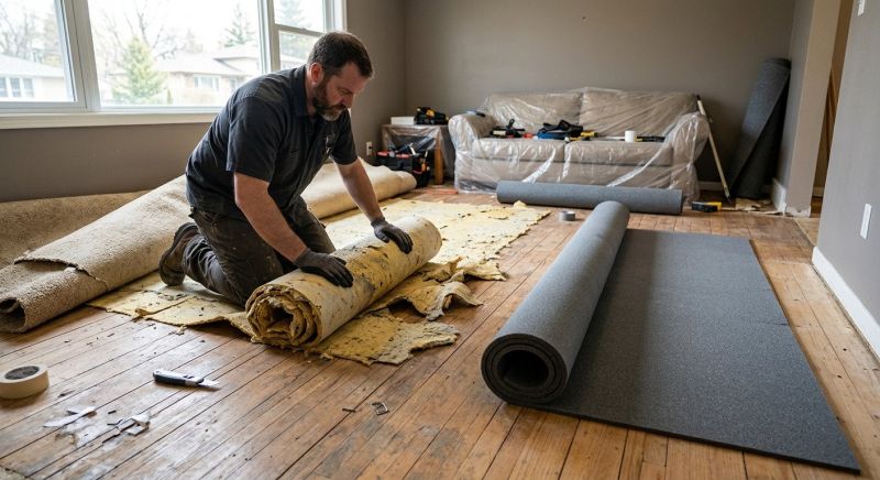 Carpet Underlay Replacement in Kansas City, KS