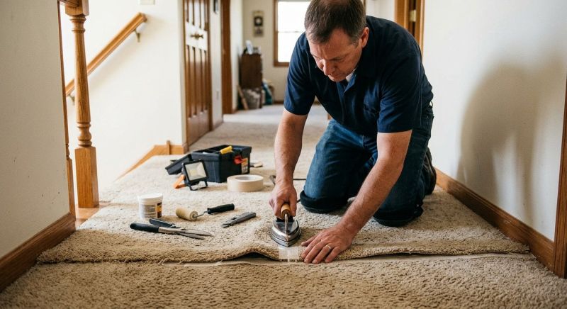Doorway Carpet Repair in Olathe, KS
