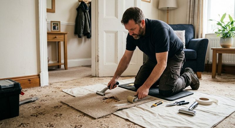Doorway Carpet Repair in Olathe, KS