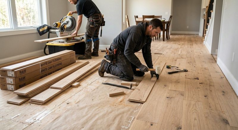 Oak Floor Replacement in Austin, TX