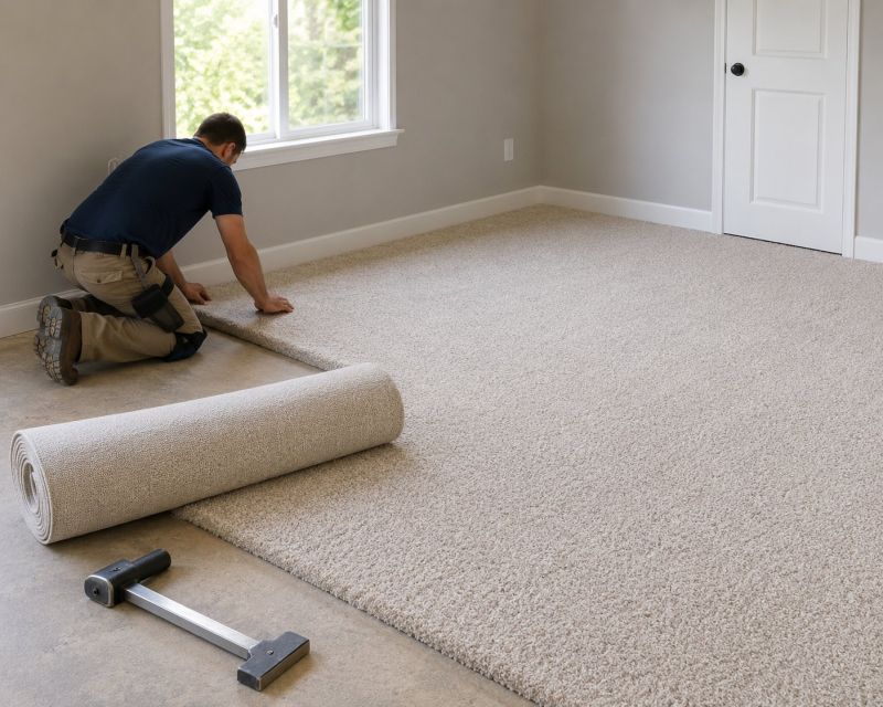 Plush Carpet Installation in Old Bridge, NJ