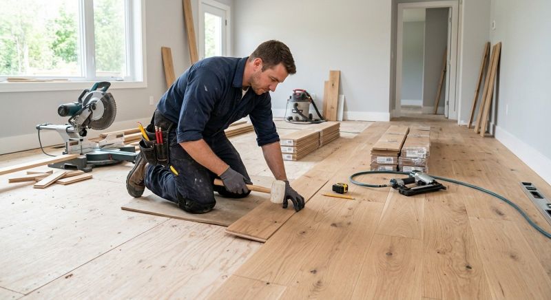 Wide Plank Floor Installation in Austin, TX